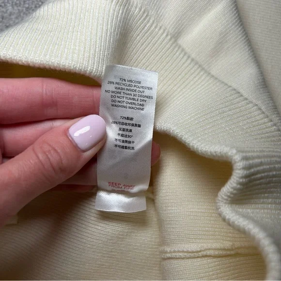 Adanola Crop Top and Biker Shorts Set Cream Size Small - Picture 12 of 14